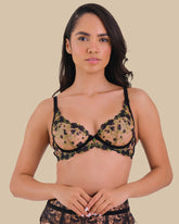 LA SENZA ROSWYN PLUNGE BRA BRAS BLACK-LSD / 12B